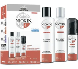 NIOXIN KIT DE SISTEMA Nº4 CABELLO COLORIDO CON DEBILITAMIENTO APARENTE