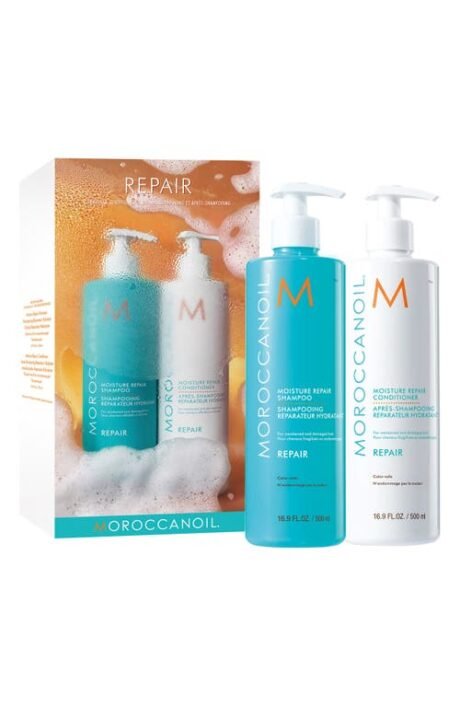 MOROCCANOIL MOISTURE REPAIR & HALF-LITER DUO : 16 9 ACONDICIONADOR