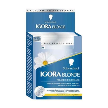 IGORA BLONDE POLVO DECOLORANTE CAJA 12/1