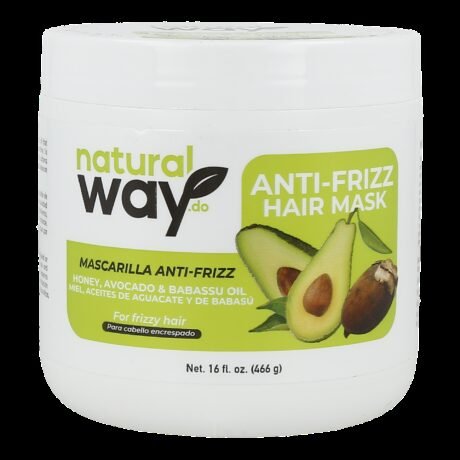 NATURAL WAY ANTI-FRIZZ MASCARILLA 2 OZ