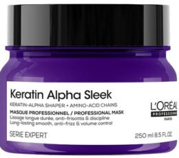 LOREAL PROFESSIONNEL KERATIN ALPHA SLEEK MASK 250ML 86602 1jpeg - Desstenee Supply LOREAL PROFESSIONNEL KERATIN ALPHA SLEEK MASK 250ML 86602 1jpeg
