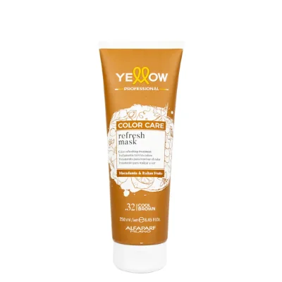 YELLOW COLOR CARE MASCARILLA 32 COOL BROWN 250ML 86941 1webp